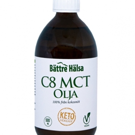  MCT C8 Olja   500 ml  Bättre Hälsa